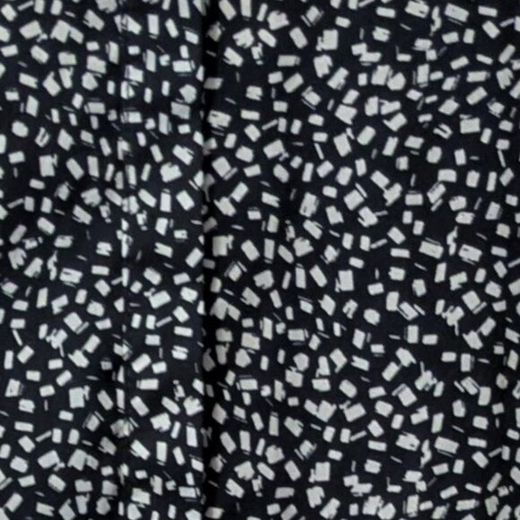 JACH's Girlfriend Black and White Long Sleeve Button Down Blouse - Picture 2 of 2